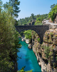 Koprulu Canyon National Park view in Turkey