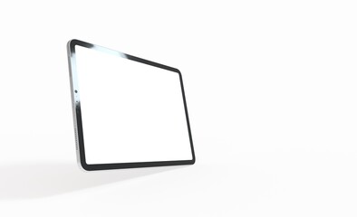  tablet, isolated on 3d background white ipad tablet pc