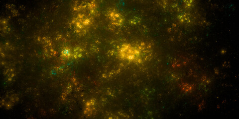 Banner Star field background . Starry outer space background texture . Colorful Starry Night Sky Outer Space background. 3D illustration
