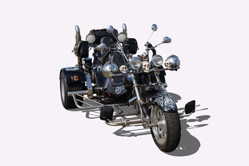 Fototapeta premium Motorrad - Trike freigestellt