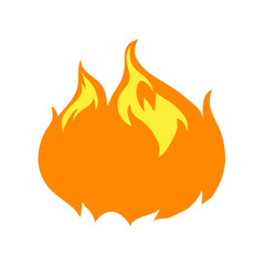 Fire flame logo icon