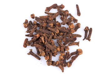 Cloves isolated on white background