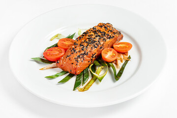 salmon steak