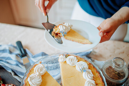 cake and champagne