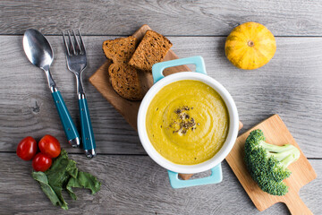 broccoli cabbage cream soup