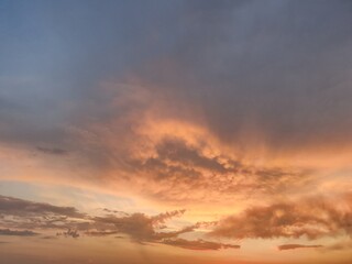 Ciel orangé