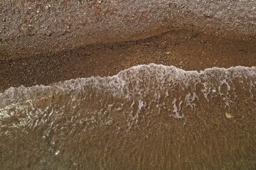 DronePhotography Aerial beach Seashore
Water sand & white waves