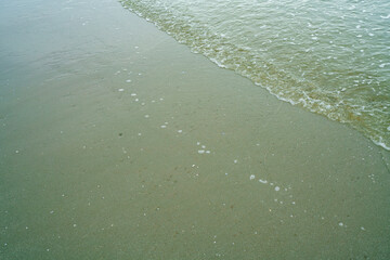 Patterns Texture of sand on the beach