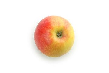 Tasty ripe apple isolated on white background
