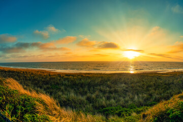 Sonnenuntergang, Sylt, Wenningstedt, Schleswig Holstein