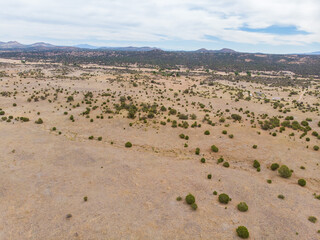 Open empty land in arizona