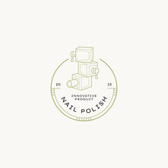 Hand drawn line art beauty vector logo design template. Illustration of elegant signs and badges for beauty, natural and organic products, cosmetics, spa and wellness, fashion, wedding and jewelry.
