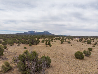 Open empty land in arizona