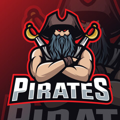 pirates mascot esport logo