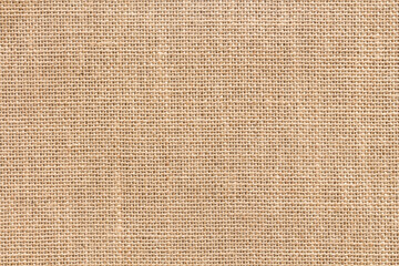 Brown sackcloth texture or background and empty space.