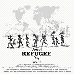 World Refugee Day, Poster and Banner