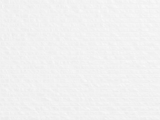 Abstract clean white texture wall 3d rendering, square shape brick tracery and rough surface as new brick, cement, concrete and plaster background for text space creative design artwork.