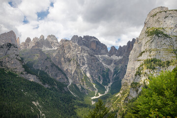 Fototapeta na wymiar The Dolomites of Brenta group - tore Brenta
