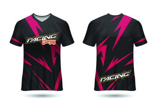 Sports Racing  Jersey Design Vector