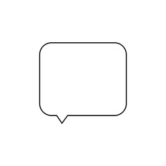 Comment icon vector chat message logo, symbol illustration, isolated speech bubble simple template
