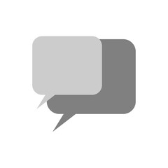 Comment icon vector chat message logo, symbol illustration, isolated speech bubble simple template