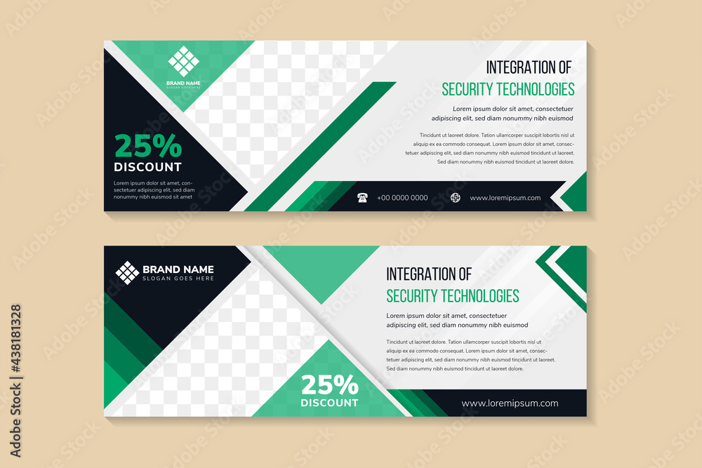 Poster set of modern design banners template with abstract triangle elements. grey gradient background with