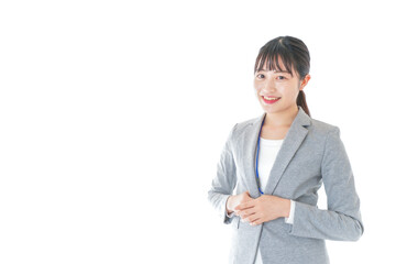 オフィスで働く若いビジネスウーマン