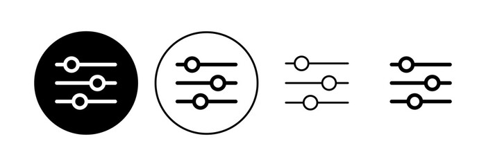 Setting Icon set. Cog Settings Icon Symbol