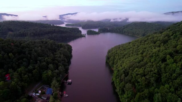 Homes and Real Estate on banks of Watauga Lake in Tennessee