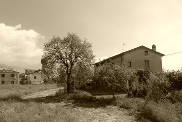 old abandoned house in region