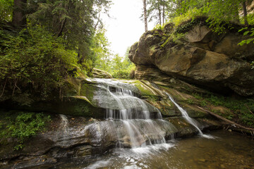 Obraz premium waterfall in the forest