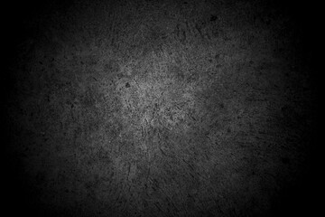 Old wall texture cement dark black gray  background abstract grey color design are light with white gradient background.