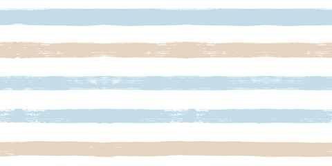 Stripes pattern, summer blue striped seamless vector background, navy brush strokes. pastel grunge stripes, watercolor paintbrush line