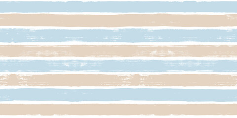 Stripes pattern, summer blue striped seamless vector background, navy brush strokes. pastel grunge stripes, watercolor paintbrush line