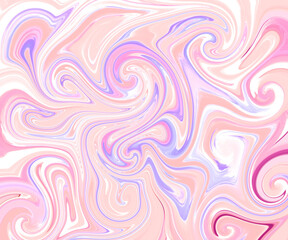 マーブル模様　ピンク