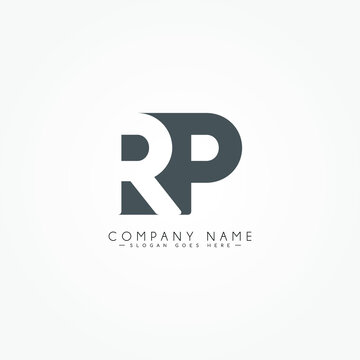 Initial Letter RP Logo - Minimal Business Style Logo