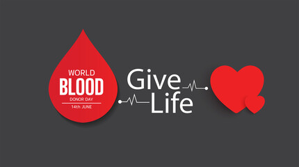 World Blood Donor Day. vector illustration design