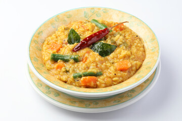Sambar rice, South Indian food
