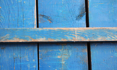 blue painted wood texture background