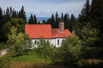 Wallfahrtskirche Maria Trost oberhalb von Nesselwang