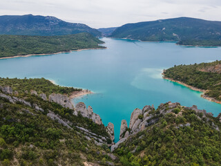 Canyelles reservoir, Huesca province, Spain