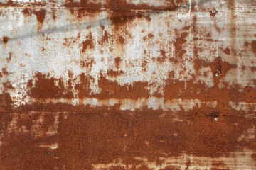 rust on galvanized sheet texture background