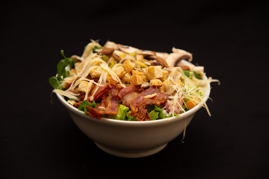Ensalada con Beicon panceta