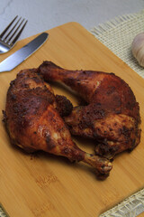 Hot and spicy baked chicken legs