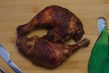 Hot and spicy baked chicken legs