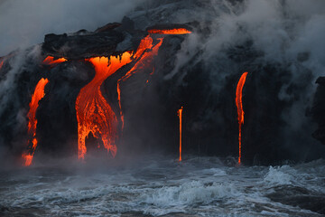 lava in hawaii
