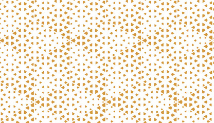 Abstract geometric pattern. A seamless vector background. White and gold ornament. Graphic modern pattern. Simple lattice graphic design
