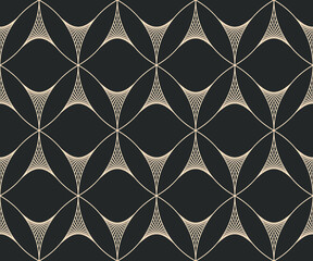 Geometric art deco seamless pattern.
