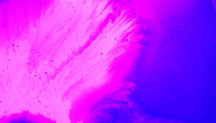 Abstract purple-pink marble background. The acrylic paint mixes freely and creates an interesting...
