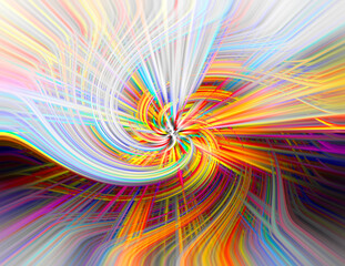 Abstract illustration of neural networks